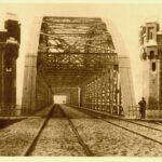 De spoorbrug in Rhenen voor 1940